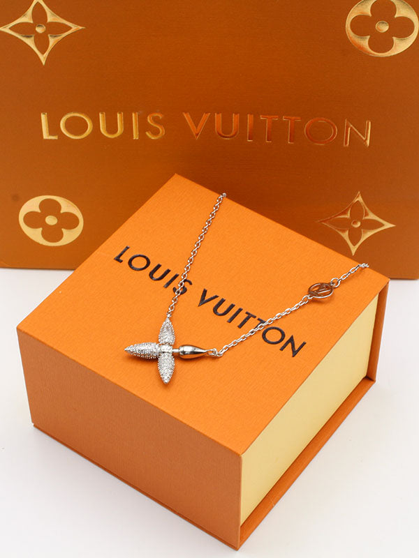 سلسال لويس فيتون زركون فلاور سلسال louis vuitton