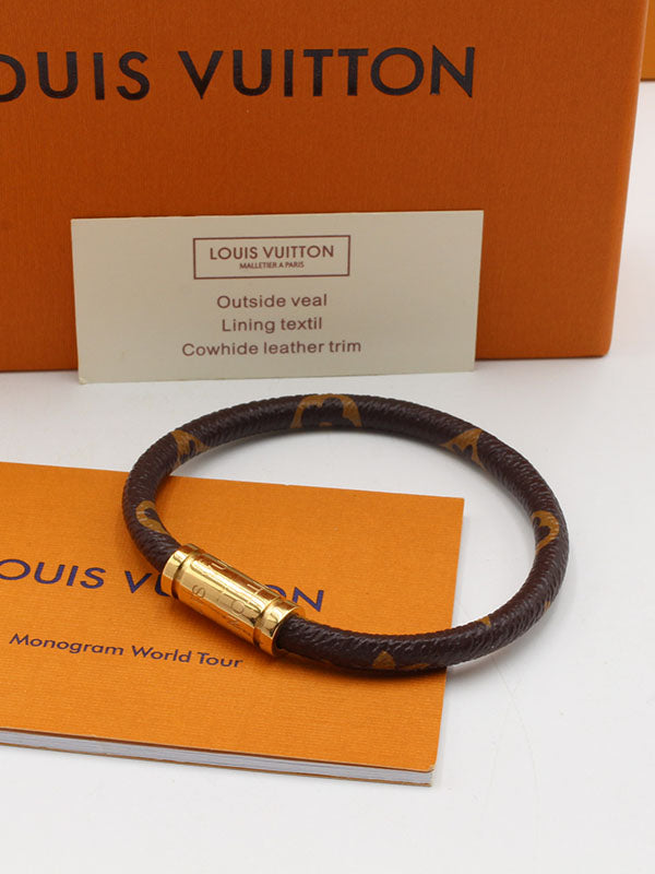اساور لويس فيتون نيو براون ليذر لوقو اسواره louis vuitton