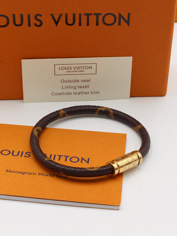 اساور لويس فيتون نيو براون ليذر لوقو اسواره louis vuitton