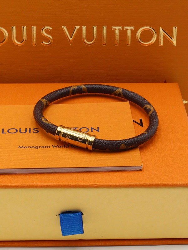 اساور لويس فيتون نيو براون ليذر لوقو اسواره louis vuitton
