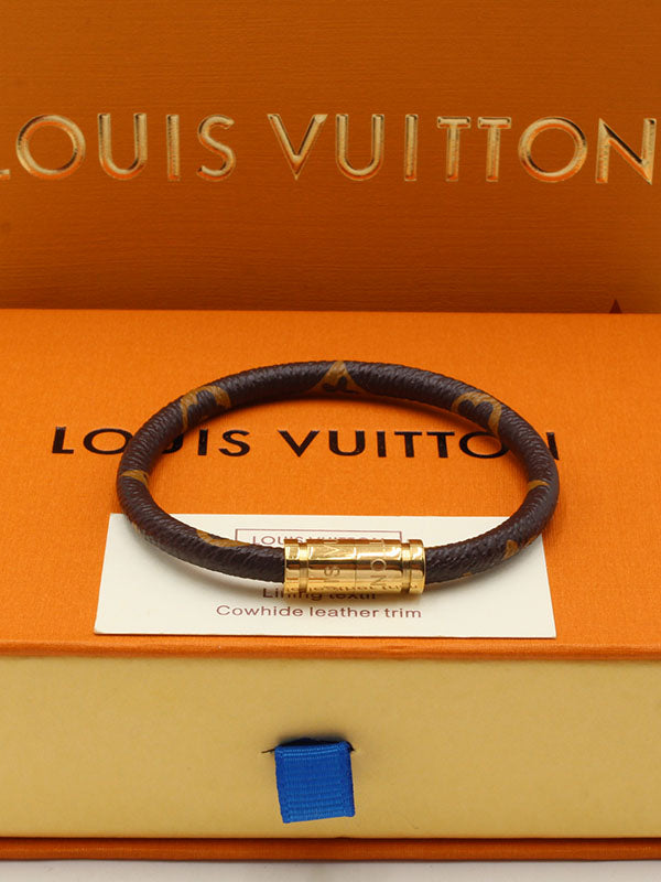 اساور لويس فيتون نيو براون ليذر لوقو اسواره louis vuitton