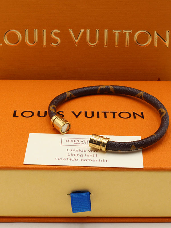 اساور لويس فيتون نيو براون ليذر لوقو اسواره louis vuitton
