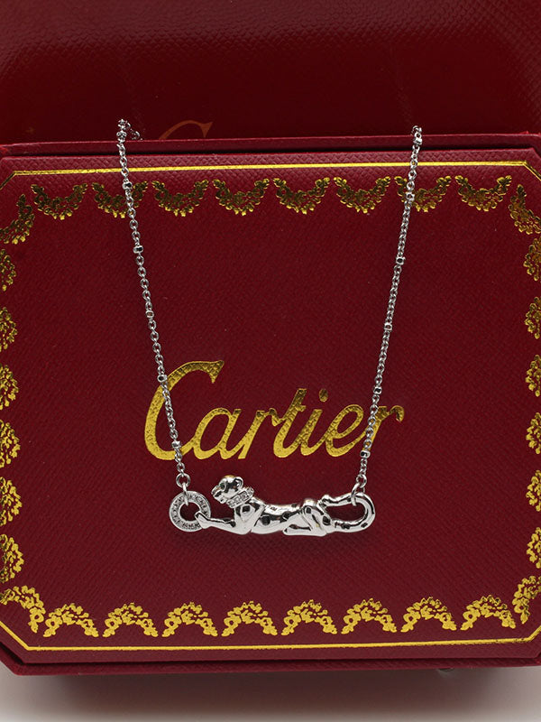 سلسال كارتير تايقر بودي لوقو سلسال CARTIER فضي