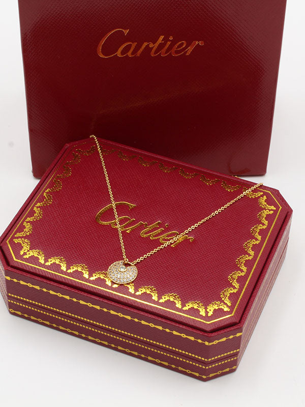 سلسال كارتير مدور زركون صغير سلسال CARTIER
