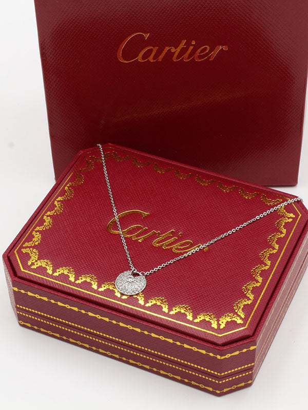 سلسال كارتير مدور زركون صغير سلسال CARTIER