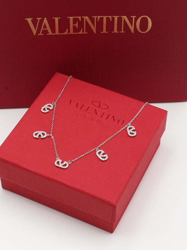سلسال فالنتينو تشوكر زركون سلسال VALENTINO