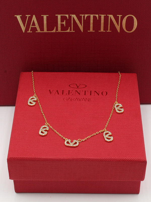 سلسال فالنتينو تشوكر زركون سلسال VALENTINO