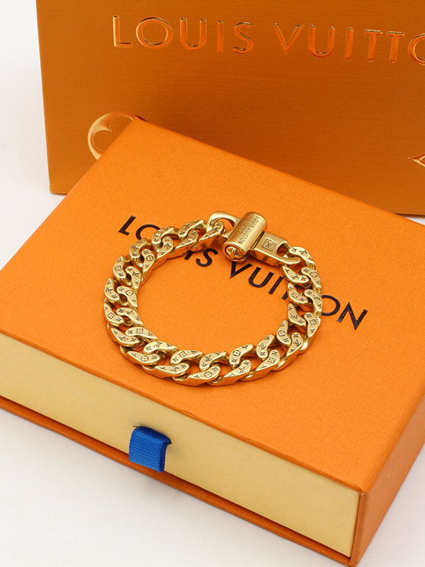 اساور لويس فيتون جنزير كبير لوقو اسواره louis vuitton