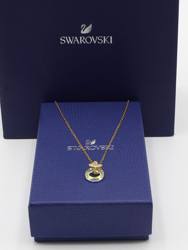 سلسال سواروفسكي ذهبي كرستالي سلسال Swarovski