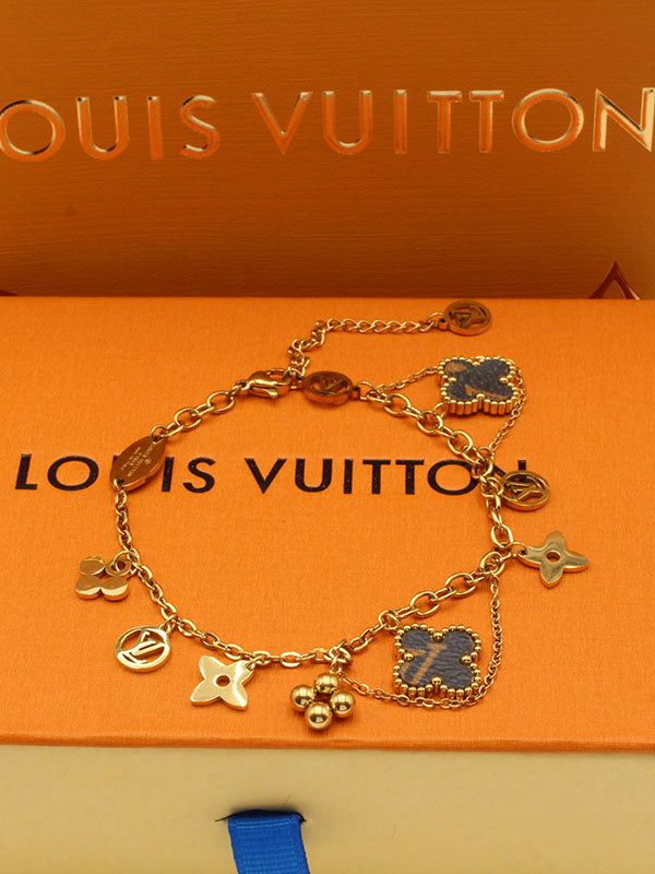 اساور لويس فيتون نيو براون فلاور لوقو اسواره louis vuitton