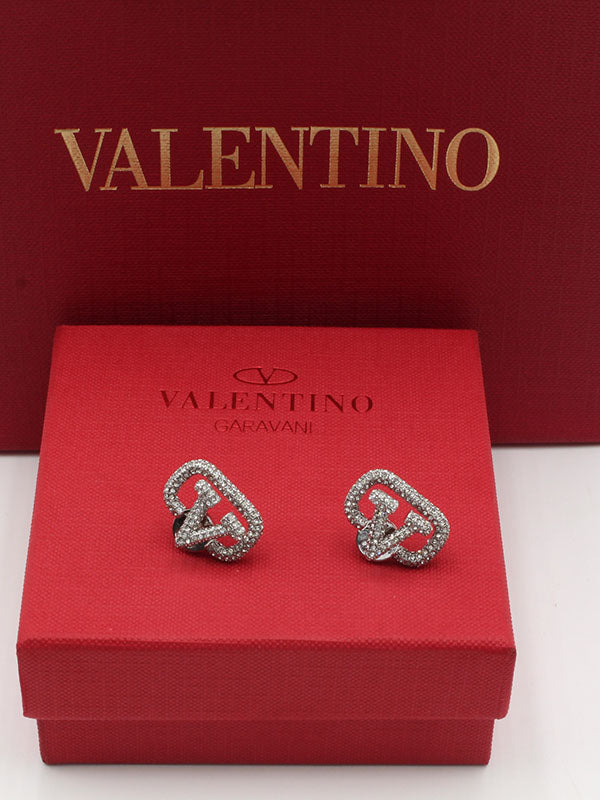 حلق فالنتينو ميني ستونز حلق VALENTINO فضي