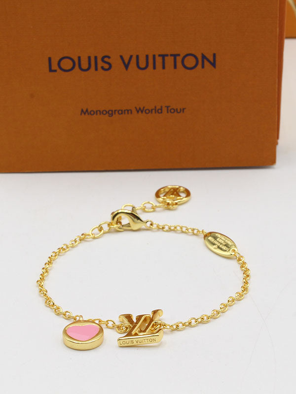 اساور لويس فيتون بينك هارت لوقو اسواره louis vuitton ذهبي