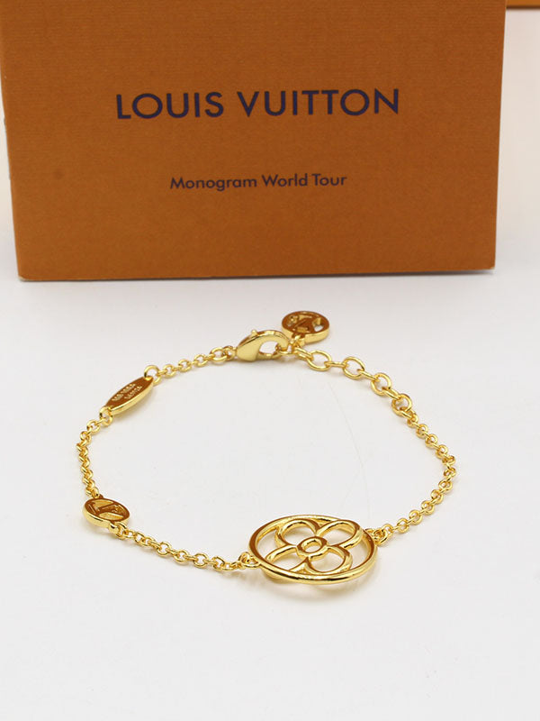 اساور لويس فيتون فلاور سيركل لوقو اسواره louis vuitton ذهبي