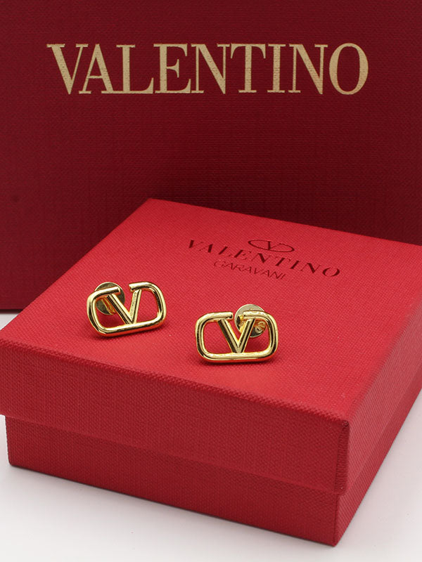 حلق فالنتينو ميتال وسط حلق VALENTINO