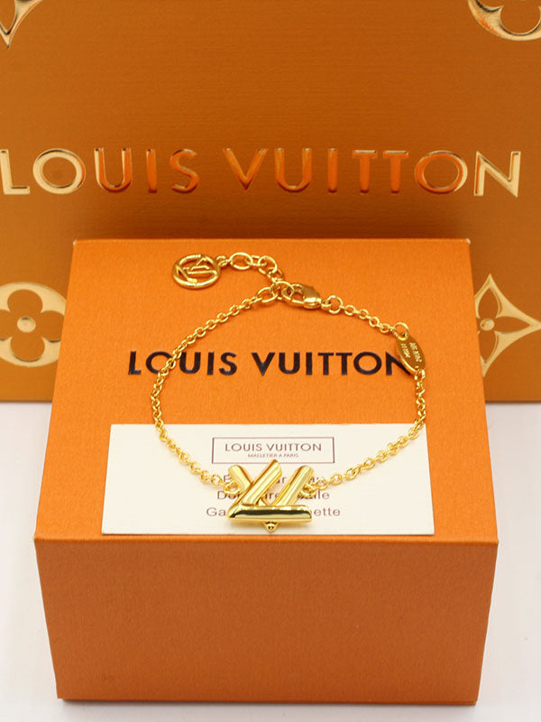 اساور لويس فيتون دبل لوقو اسواره louis vuitton ذهبي