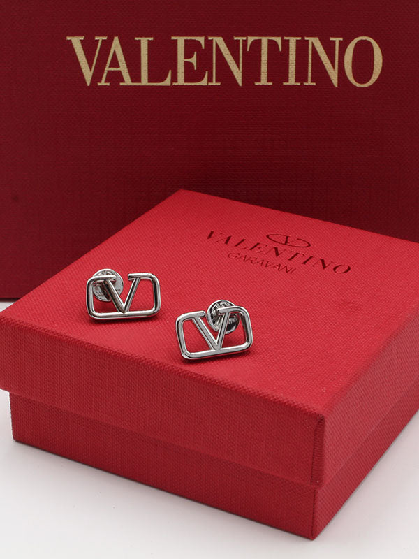 حلق فالنتينو ميتال وسط حلق VALENTINO