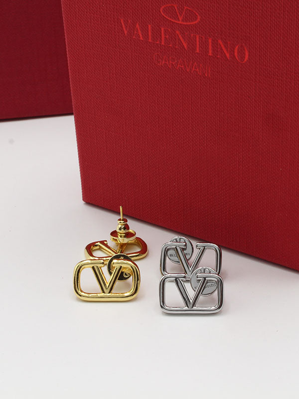 حلق فالنتينو ميتال وسط حلق VALENTINO