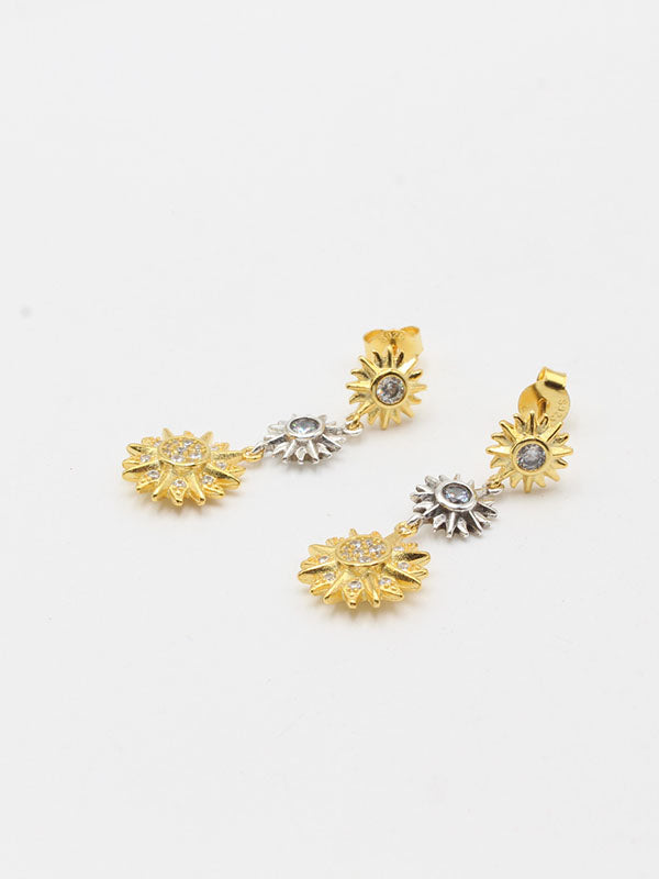 حلق باندورا سن شاين زركون حلق pandora