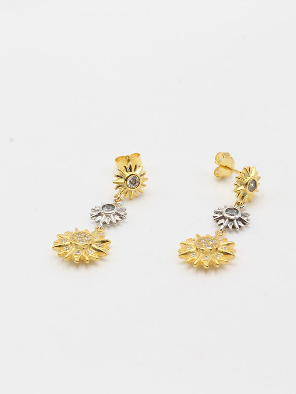 حلق باندورا سن شاين زركون حلق pandora