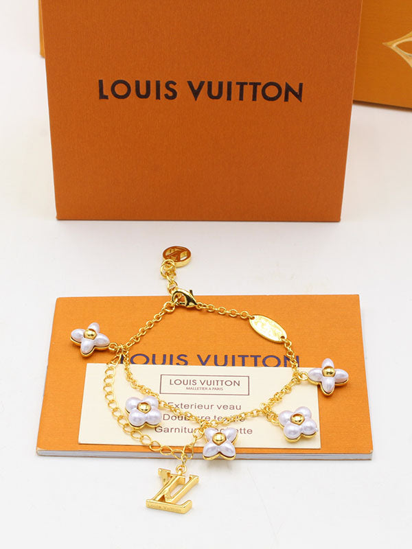 اساور لويس فيتون وايت فلاورز لوقو اسواره louis vuitton