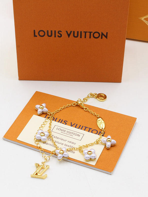اساور لويس فيتون وايت فلاورز لوقو اسواره louis vuitton