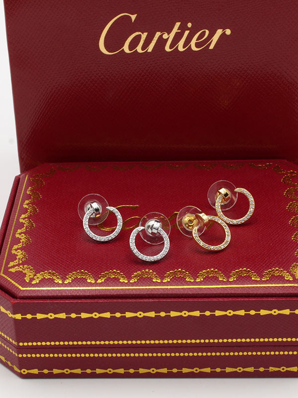 حلق كارتير مسمار ناعم حلق CARTIER