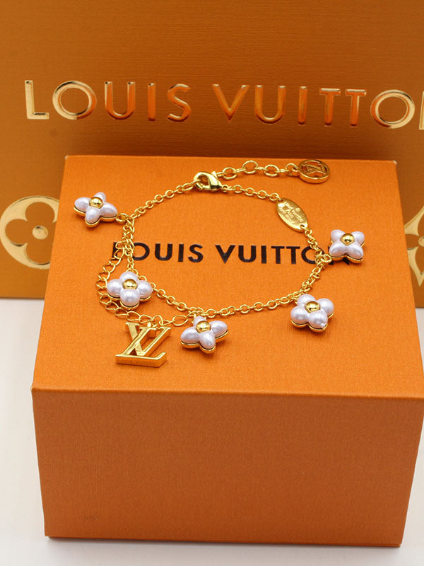 اساور لويس فيتون وايت فلاورز لوقو اسواره louis vuitton