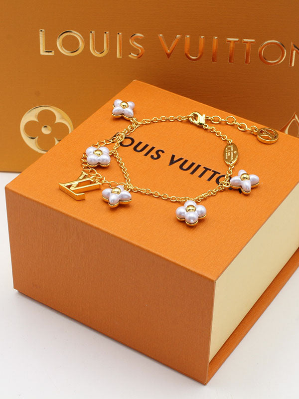 اساور لويس فيتون وايت فلاورز لوقو اسواره louis vuitton