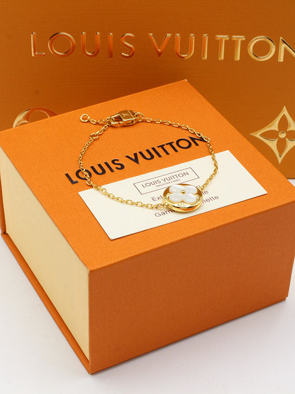 اساور لويس فيتون وايت شيل فلاور لوقو اسواره louis vuitton