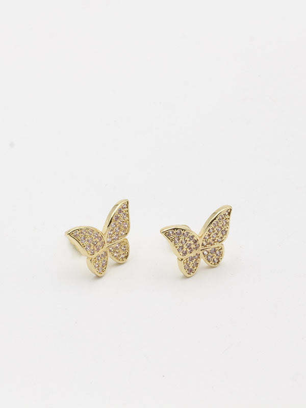 حلق فراشة زركون 8055 حلق jewel