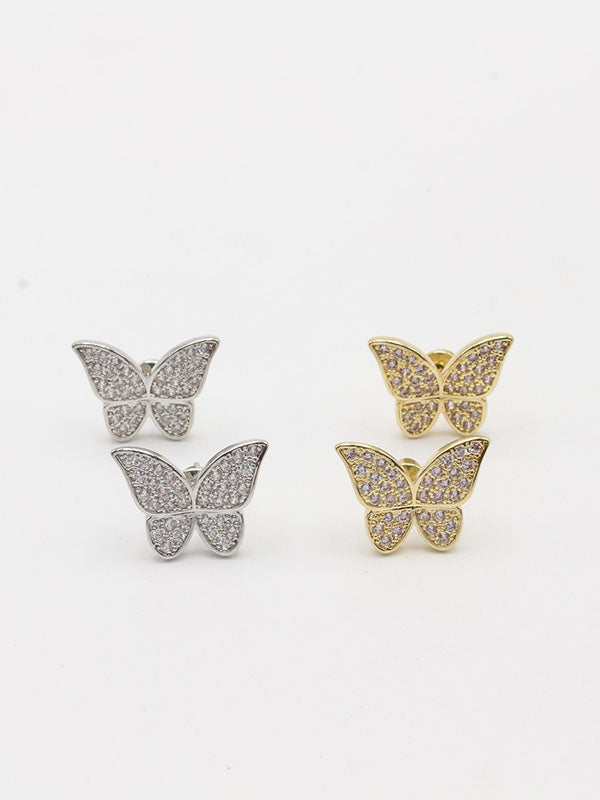 حلق فراشة زركون 8055 حلق jewel