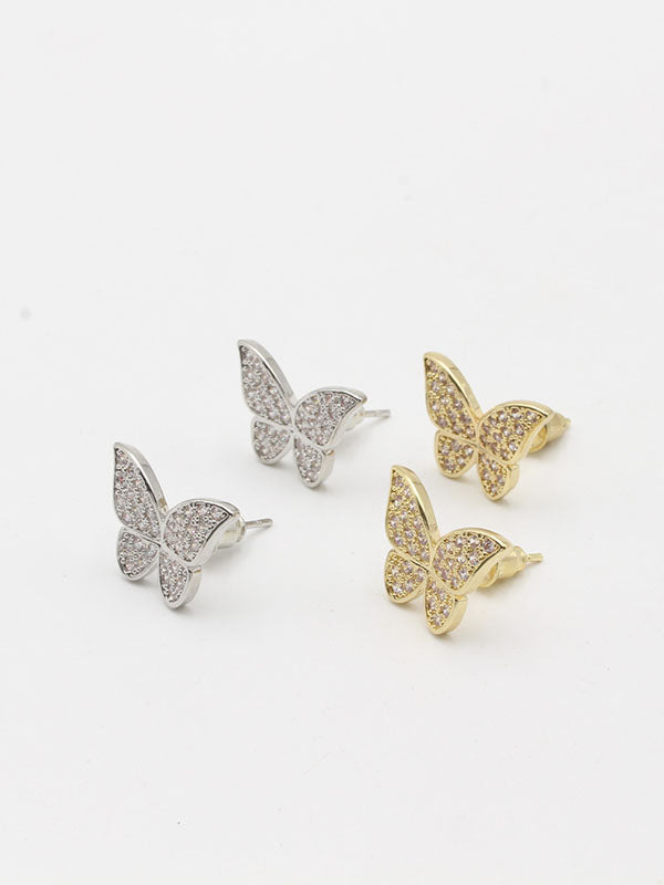حلق فراشة زركون 8055 حلق jewel
