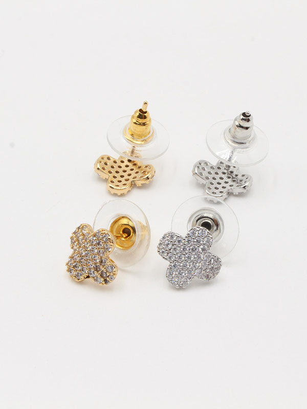حلق فان كليف وده زركون صغير حلق van cleef