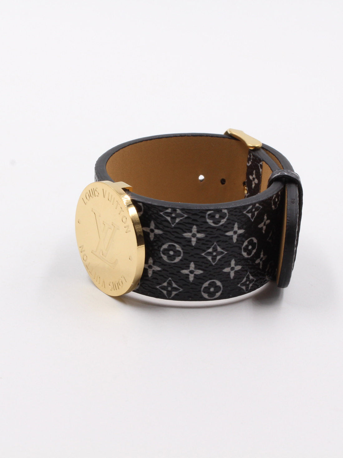 أسوارة لويس فيتون اسود عريضة لذر اسواره louis vuitton