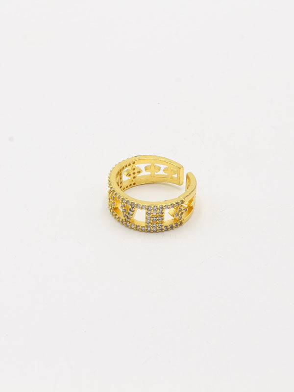 دبله لوف نجوم خواتم jewel