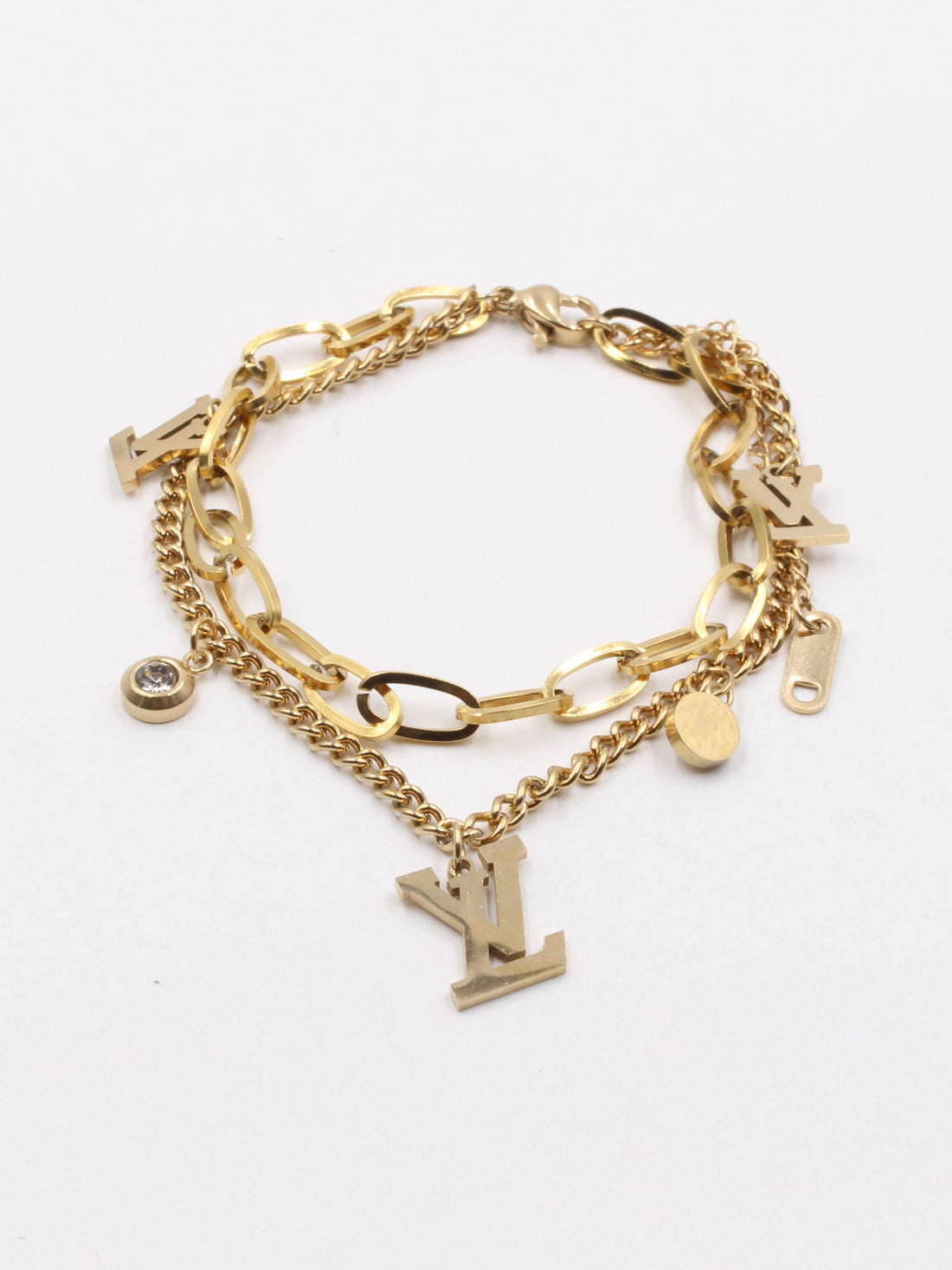 اساور لويس فيتون دبل لاينز اسواره louis vuitton ذهبي