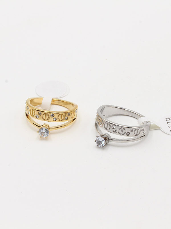 خاتم كارتير سوليتير دبل لاينز خواتم CARTIER