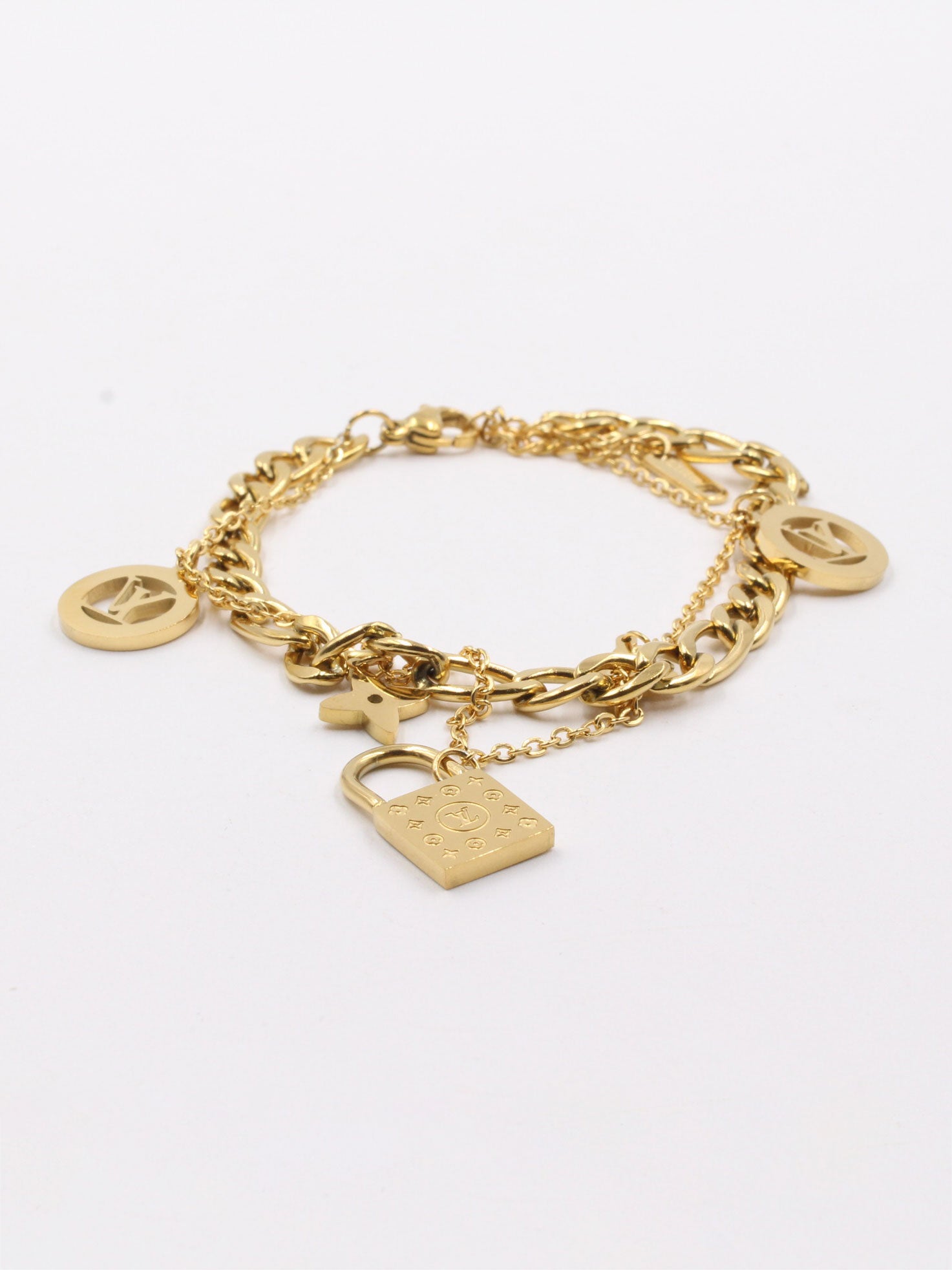 اساور لويس فيتون كي دبل لاينز اسواره louis vuitton