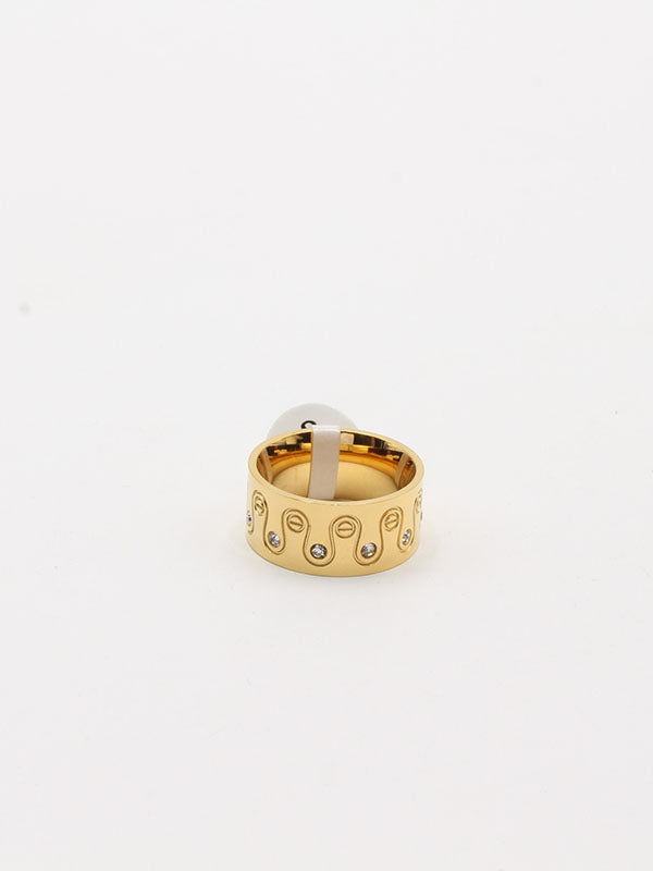 دبلة كارتير عريضه ستونز خواتم CARTIER