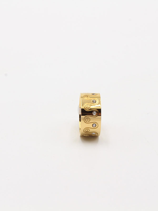 دبلة كارتير عريضه ستونز خواتم CARTIER