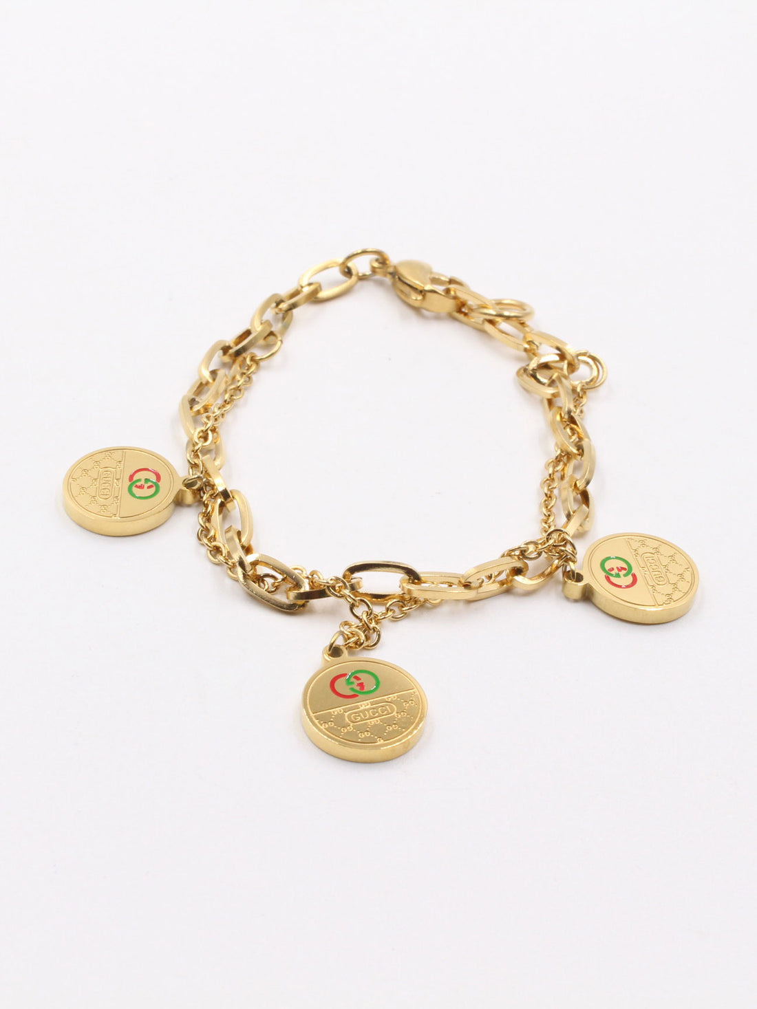 اسوارة قوتشي ثري بندنتس اسواره gucci ذهبي