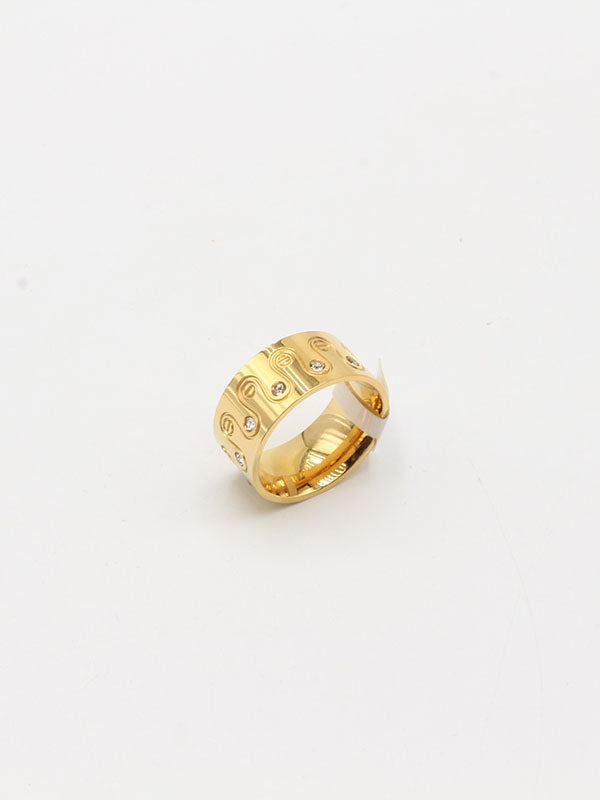 دبلة كارتير عريضه ستونز خواتم CARTIER
