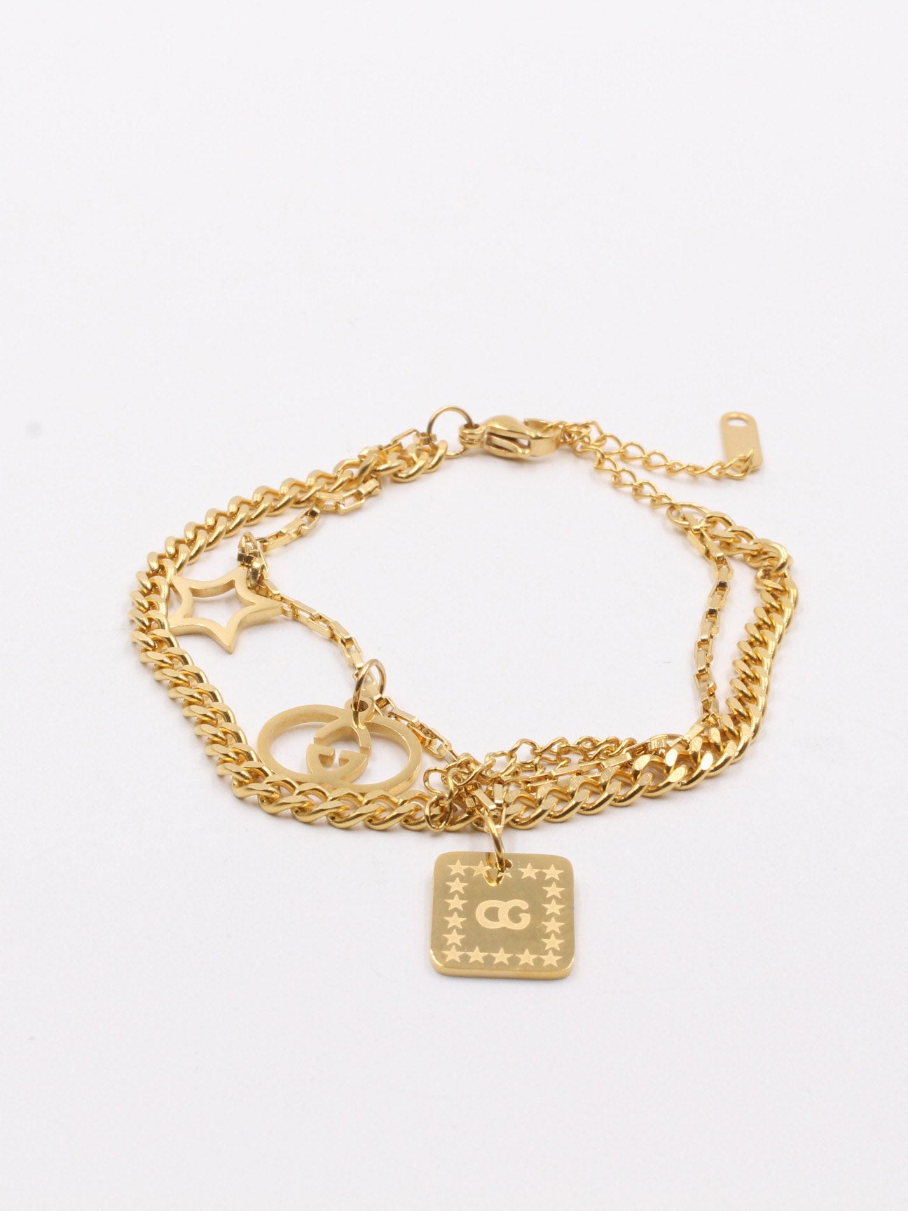 اسوارة قوتشي سكوير لوقو اسواره gucci ذهبي