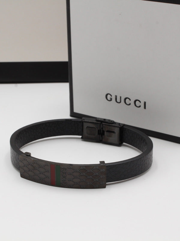 اسواره قوتشي رجالي جلد اسواره gucci اسود