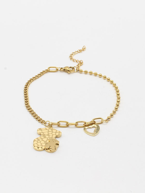 اسواره توس لوقو ميتال ذهبية اسواره دبدوب