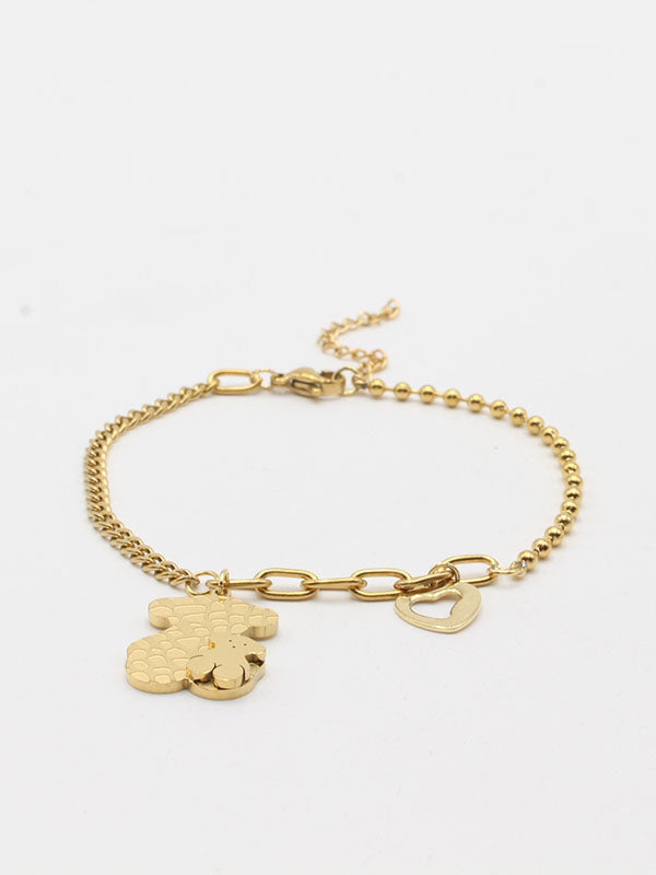 اسواره توس لوقو ميتال ذهبية اسواره دبدوب