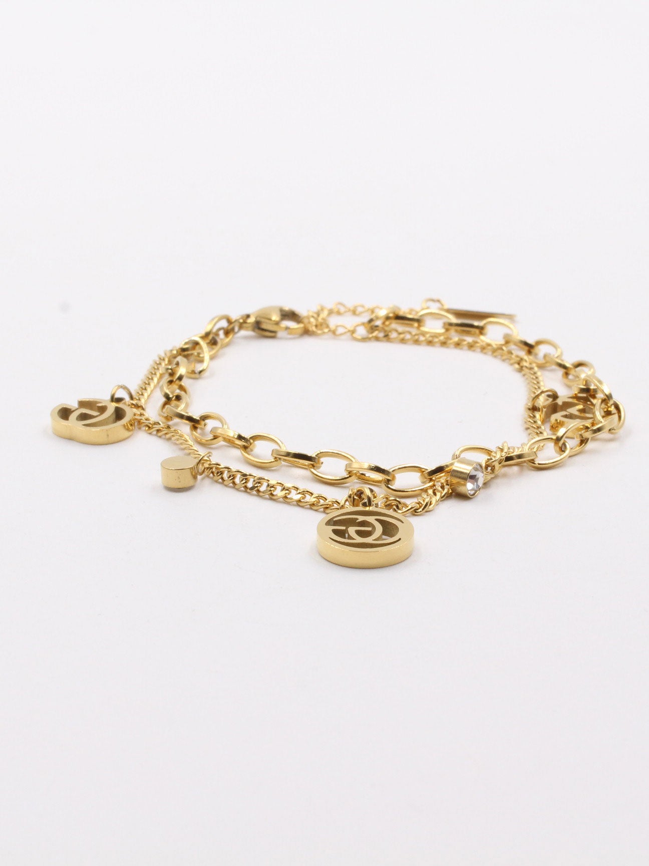 اسوارة قوتشي دبل شاين سمول لوقو اسواره gucci