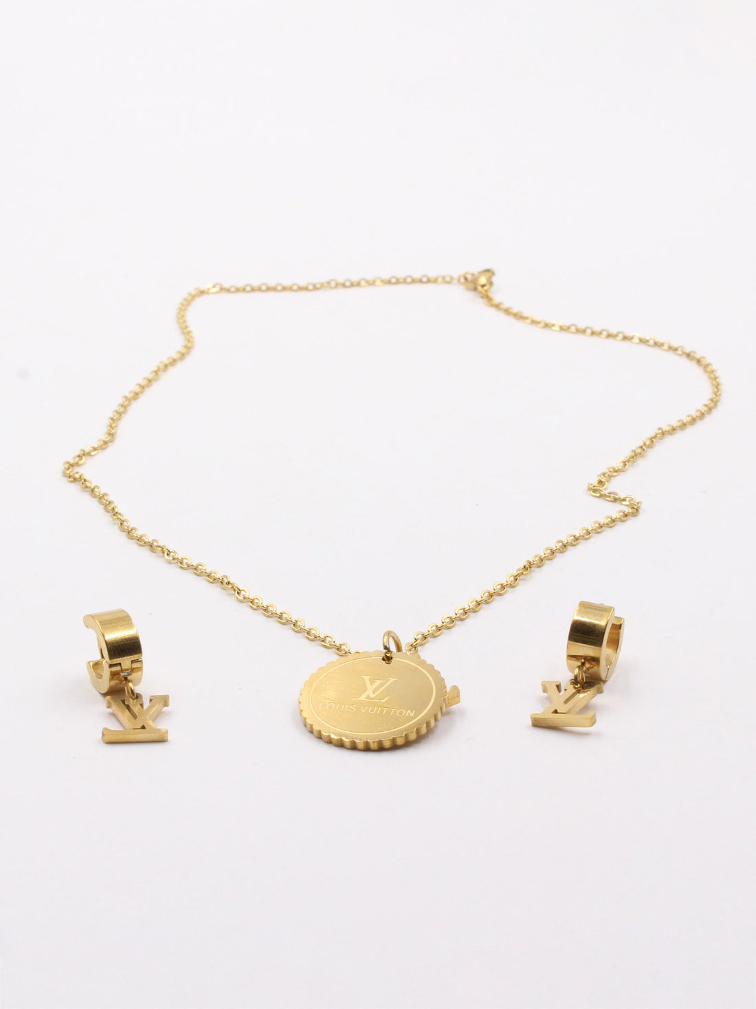 طقم لويس فيتون سيركل لوقو اطقم louis vuitton ذهبي