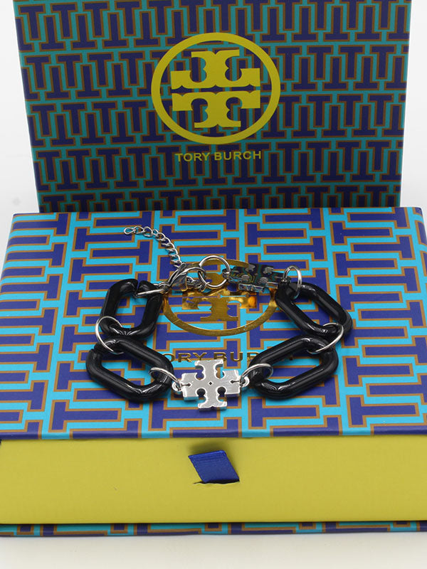 اسواره توري بورش جنزير كبير اسود اسواره tory burch