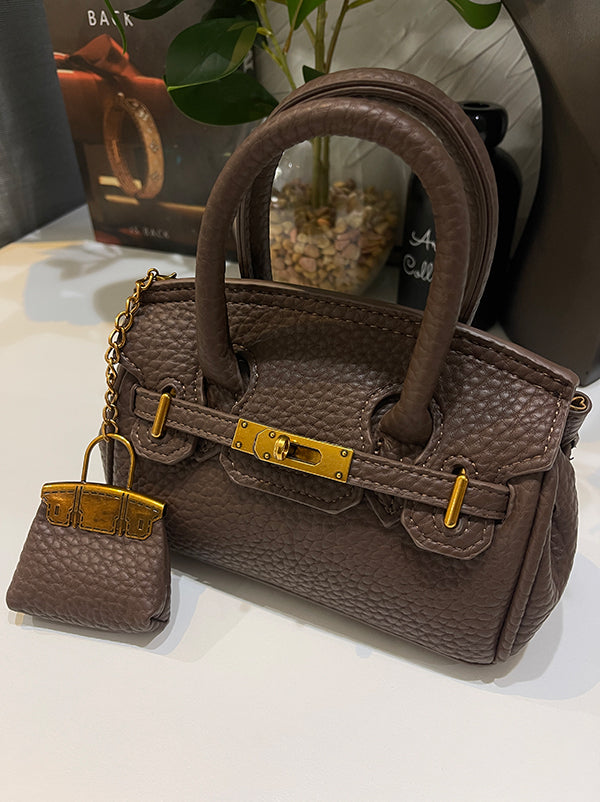 حقيبة بنية صغيره جلد شنط وحقائب new